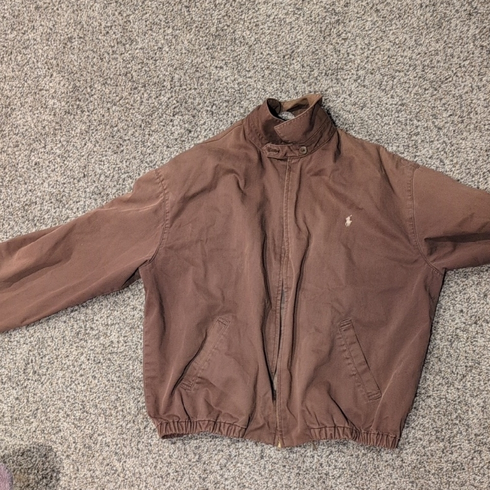 Vintage Polo by Ralph Lauren Men's Chocolate Brown Jacket Sz Lg - Picture 10 of 10